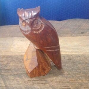 Vintage owl figurine